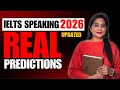 Most Important IELTS Speaking Topics 2026 | Jan–Apr Predictions