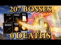ALL 207 Elden Ring \u0026 DLC Bosses Without Dying While EVERYTHING Is Random!