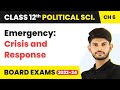 Class 12 Political Science Ch6 |Emergency:Crisis and Response-The Crisis of Democratic Order 2025-26