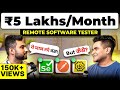 ₹5 LAKHS/Month as a Remote Software Tester: SDET Role, QA Automation - Complete Roadmap