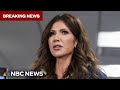 BREAKING: Trump fires Kristi Noem as Homeland Security Secretary