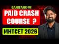 Paid Crash Course for MHT CET 2026 ??  | Ankush Sir #mhtcet2026