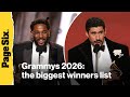 Grammys 2026: the complete winners list