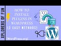 How to Install a Plugin in WordPress (2 ways)(2021)