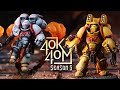 Imperial Fists vs White Scars. Slow and Steady or Speed. Warhammer 40k in 40m