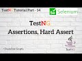 What are Assertions is TestNG |  TestNG Tutorial Part #14