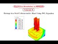 Explosion Simulation in ABAQUS- Damage in a Steel Column under Blast Using JWL Equation - Tutorial 8