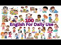 Daily Use English Sentences for Kids | Daily Routines \u0026 Action Words | Learn English