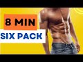 8 Min perfect six pack workout // Burning Fat at Home