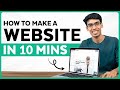 How to Make a Website in 10 mins - 2025 Simple \u0026 Easy