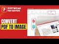 How to Convert PDF to Image (JPG/PNG)  | Systweak PDF Editor Tutorial #9 #pdftoimage  #convertpdf
