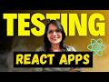 React Testing Tutorial With Jest And React Testing Library | Sofia Goyal