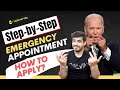 No slots? File Emergency Appointment (EA) Request for USA Visa || Step-by-step instructions