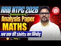 RRB NTPC 2026 Maths Analysis | Graduate Level | All Shifts Analysis by Gagan Pratap Sir #ntpc