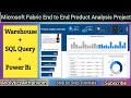 Microsoft Fabric End-to-End Project | Warehouse + SQL + Power BI (Step-by-Step Tutorial)