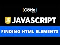 Finding HTML Elements In JavaScript | Accessing HTML Elements In JavaScript |JavaScript | SimpliCode