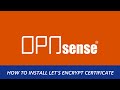 How to Install Let's Encrypt Certificate On OPNsense Using ACME Client