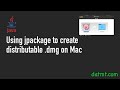 Using jpackage to build distributable dmg image