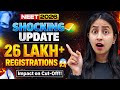🚨BIG NEWS: 26 Lakh+ Students Registered for NEET 2026😱 #neet #neet2026 #update #news #yt