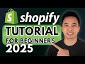 Shopify Tutorial for Beginners | Full Website Setup \u0026 Design (2025)