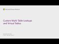 Custom Multi-Table (Polymorphic) Lookups and Virtual Tables