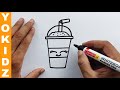 How To Draw Milkshake Easy | YoKidz Channel | YoKidz Drawing