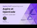 Aspire at OpenCode - Aspire Conf 2026