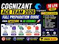 Cognizant ACE Team 2026 Preparation 🔥 Full Assessment Guide | DSA + RAG + GenAI + MCQs
