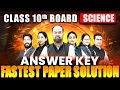 🔴Class 10 Science Answer Key 2025 (All Sets) | LIVE PAPER SOLUTION | CBSE BOARD EXAM 2025 #class10