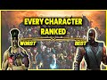 All  Mortal Kombat Characters Ranked From Worst to Best!