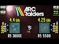 Ryzen 5 3600X vs Ryzen 5 5500 in ARC Raiders | RTX 5080 [ 1080p, 1440p, 4K ]