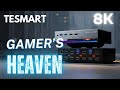Ultimate Dual PC Gaming Setup | TESmart 8K Triple Monitor KVM