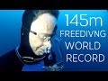 William Winram 145m Freediving World Record (VWT)