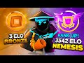 BRONZE to NEMESIS RANK in Roblox Rivals..