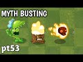 PvZ 2 Myth Busting - Snap pea can burn zombie's head through torchwood?