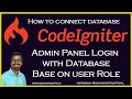 Codeigniter 3 - Admin Login System | Login with Authentication, Validation | User-Admin | Chapter #5