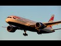 Beautiful Golden Evening Arrivals at London Heathrow Airport, RW27R