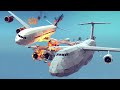 Airplane Crashes \u0026 Shootdowns #25 | Besiege