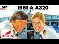 Madrid to Paris in the Cockpit of IBERIA Airbus A320 (2010)