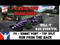 Running From The Back In The F4 at Summit Point