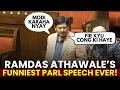 Ramdas Athawale's Funniest Parliament Speech | Motion of Thanks Speech On PM Modi, Rahul Gandhi