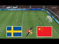 March 07,2026  SWEDEN vs CHINA – Explosive Women’s Football Battle  FIFA 23 Gameplay