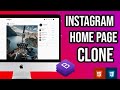 Creating entire website using Bootstrap - Instagram Home Page Clone - HTML \u0026 CSS