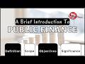 A Brief Introduction to Public Finance: Definition, Role, Objectives | Learn What is Public Finance?