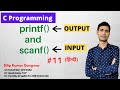 Printf \u0026 Scanf in  C Language | Input Output Functions | C Programming - Hindi #11