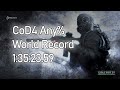 CoD4 Any% Speedrun - World Record (1:35:23.59)