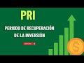 ✅ Cálculo del Periodo de Recuperación de la Inversión Inicial en Excel