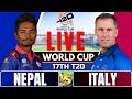 T20 World Cup 2026 live – Nepal VS Italy, Live Score \u0026 Commentary | live cricket match today