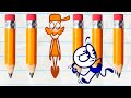 Hide And Cheat | Pencilmation Cartoons!