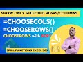 CHOOSECOLS / CHOOSEROWS Formula in Excel 365 - PRB Hindi